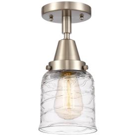 Caden Bell 5" Wide Brushed Satin Nickel LED Ceiling Light Caden Bell 5" Wide Brushed Satin Nickel LED Ceiling Light