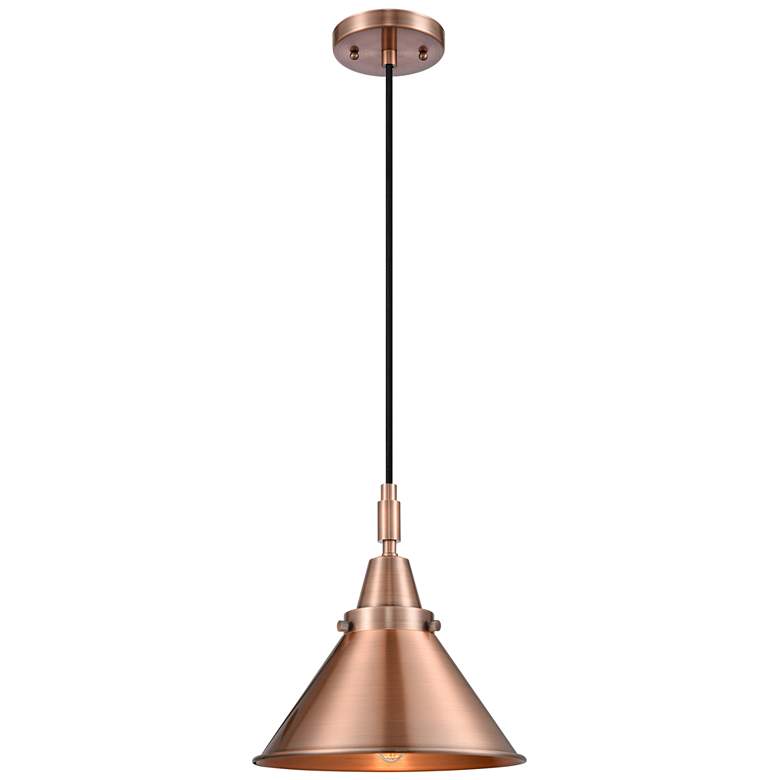 Image 1 Caden Briarcliff 10" Wide Antique Copper Mini Pendant