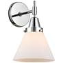 1_Caden Cone 11 1/2" High Polished Chrome Wall Sconce