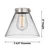 3_Caden Cone 8" LED Mini Pendant - Brushed Brass - Matte White Shade more views