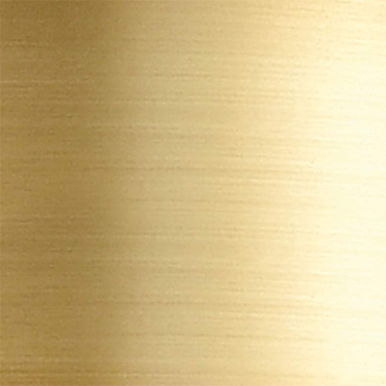 Image 4 Caden Oxford 11" High Satin Gold Wall Sconce more views