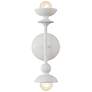 1_Cadence 11" High Antique White 2-Light Wall Sconce