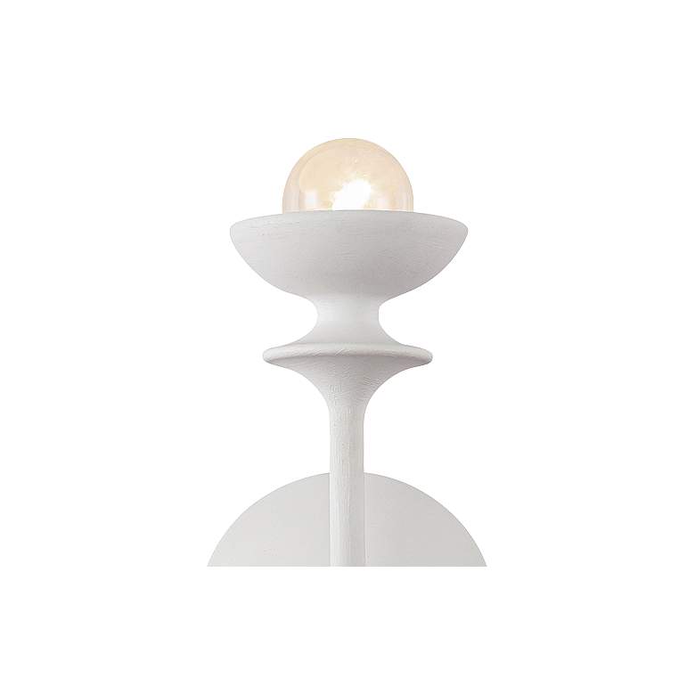 Image 2 Cadence 11" High Antique White 2-Light Wall Sconce more views