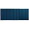 Cadence Channel Tufted Blue Velvet King Hanging Headboard