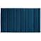 Cadence Channel Tufted Blue Velvet Queen Hanging Headboard