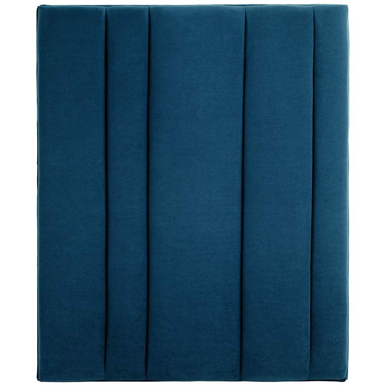 Image 1 Cadence Channel Tufted Blue Velvet Sideboard