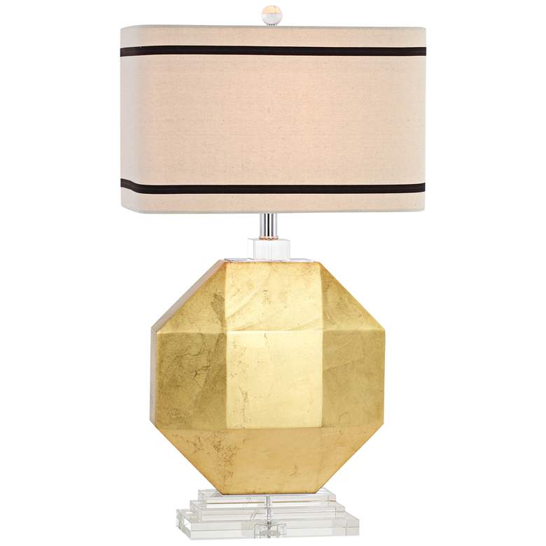 Image 1 Cadence Gold Leaf Table Lamp
