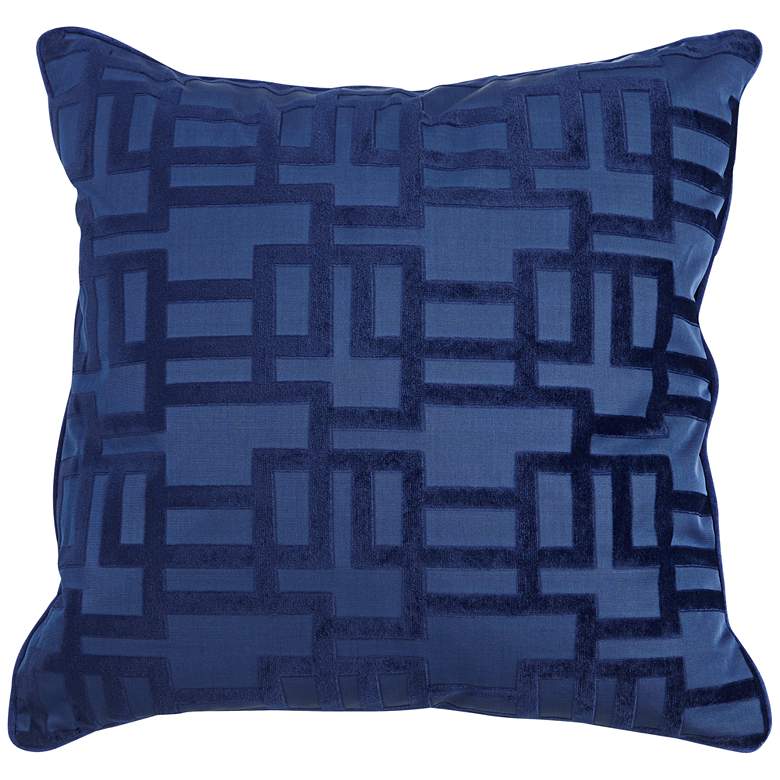Image 1 Cadia Indigo Sapphire 20" Square Decorative Pillow