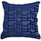 Cadia Indigo Sapphire 20" Square Decorative Pillow