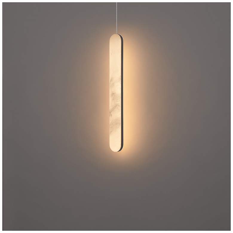 Image 2 Cadiz 18in LED Mini Pendant 3000K in Antique Nickel more views