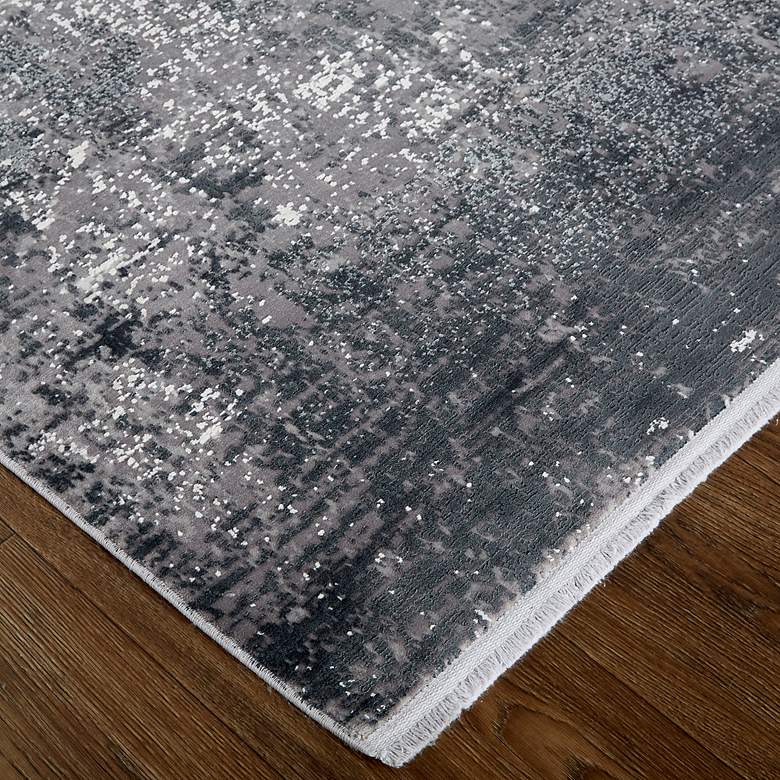 Image 3 Cadiz 39FWF 4&#39;10 inchx7&#39;10 inch Silver Gray and Black Area Rug more views