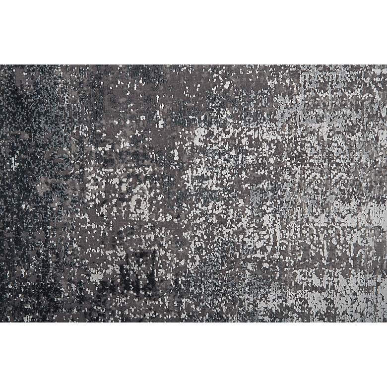 Image 5 Cadiz 39FWF 4'10"x7'10" Silver Gray and Black Area Rug more views