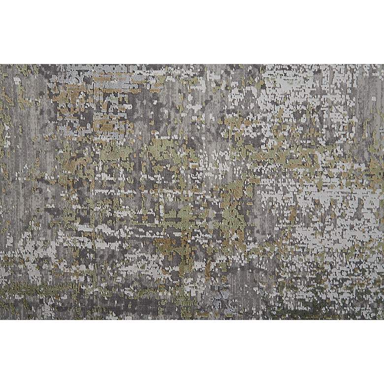 Image 5 Cadiz 39FXF 4'10"x7'10" Olive Gray and Jade Green Area Ru more views