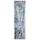 Cadiz Abstract Indoor Blue Area Rug 3890F 3'-1" x 10'