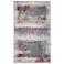 Cadiz Abstract Indoor Gray Area Rug 3902F 6'-6" x 9'-6"