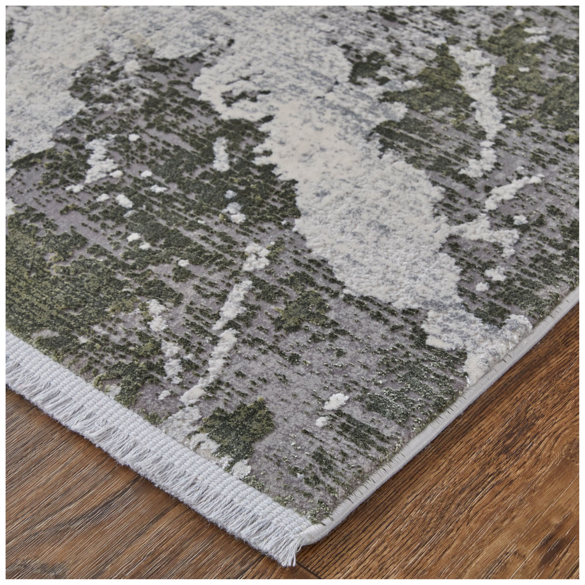 Image 4 Cadiz Abstract Indoor Gray Area Rug 39N6F 3'-1" x 10' more views