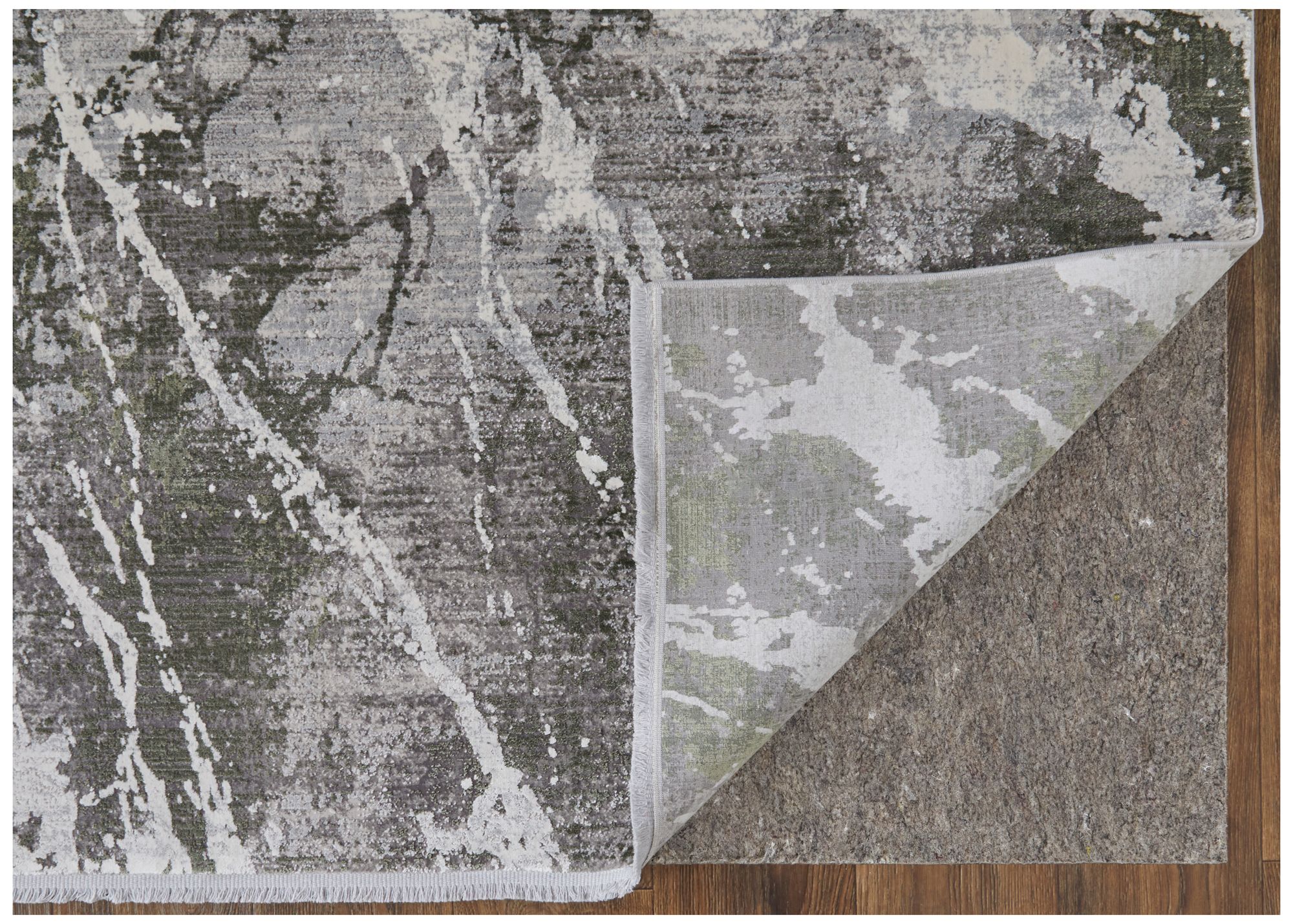 Image 5 Cadiz Abstract Indoor Gray Area Rug 39N6F 3'-1" x 10' more views