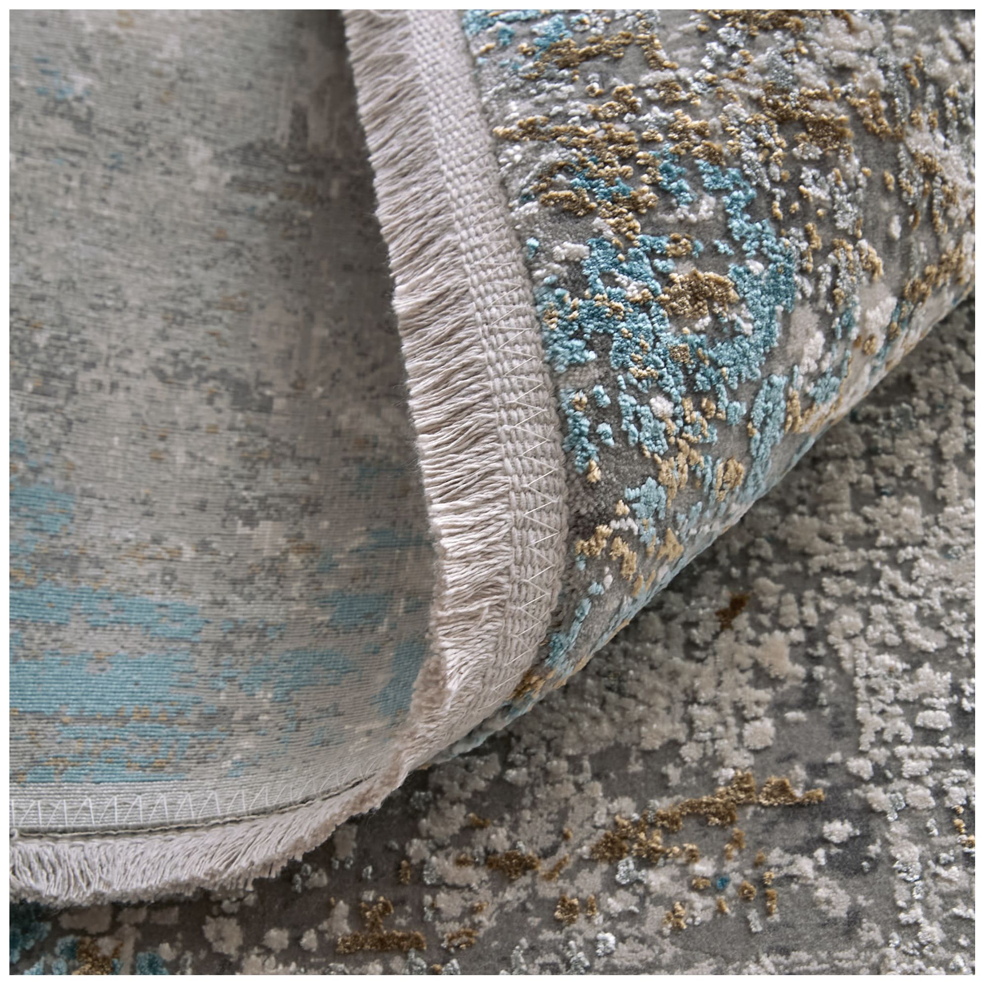 Image 6 Cadiz Abstract Indoor Ivory Area Rug 3889F 7'-9" x 11' more views