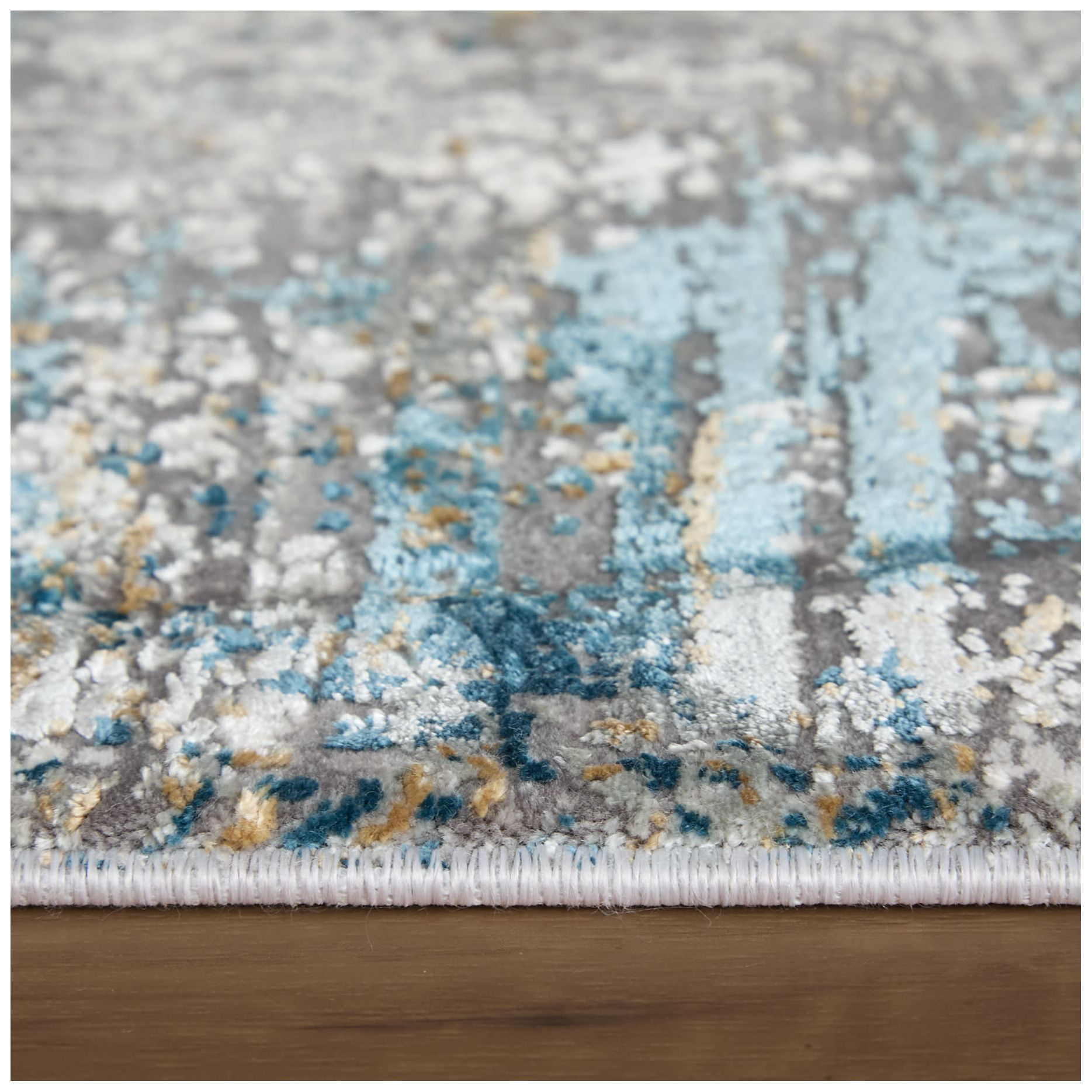 Image 7 Cadiz Abstract Indoor Ivory Area Rug 3889F 7'-9" x 11' more views