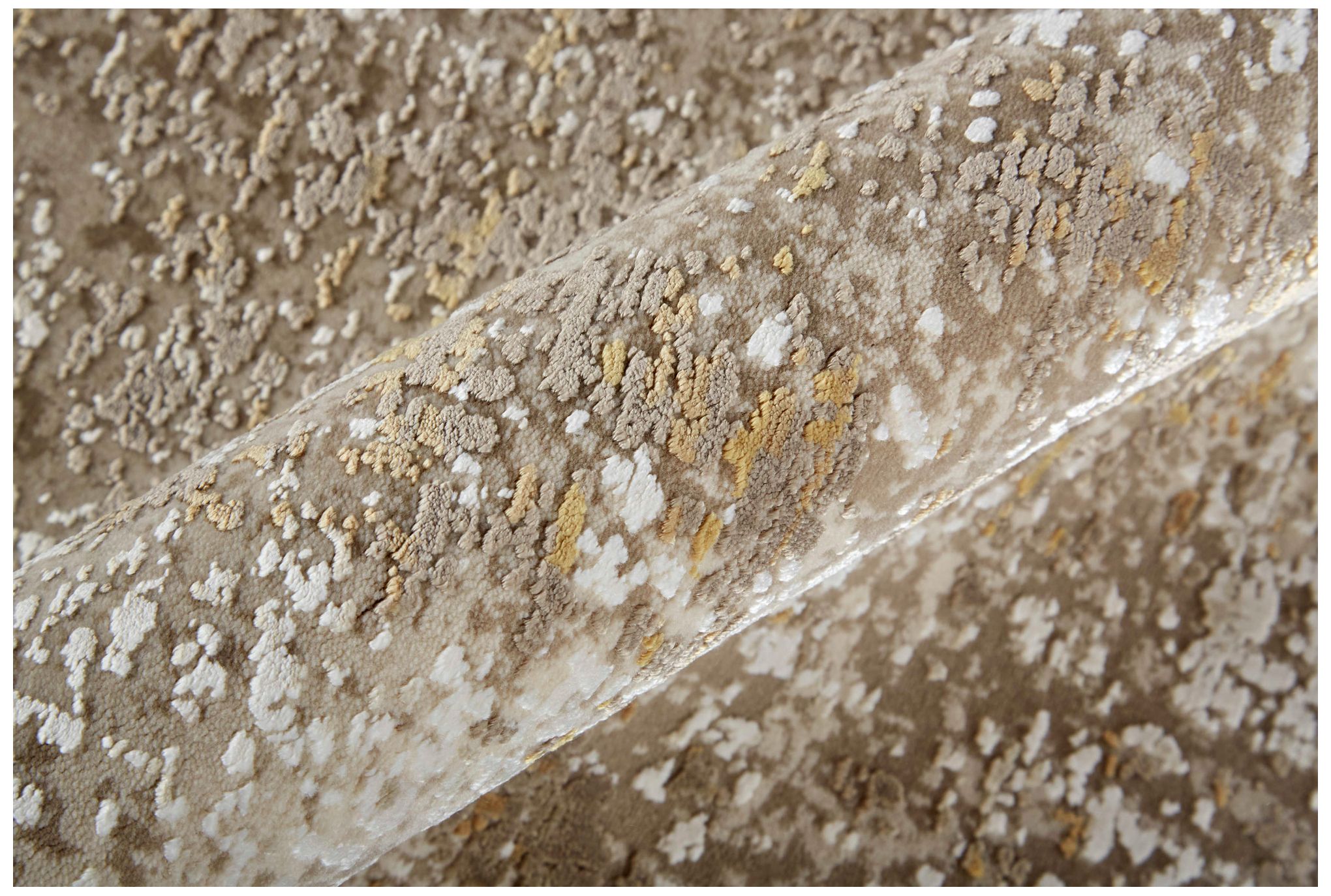 Image 5 Cadiz Abstract Indoor Taupe Area Rug 39FWF 6'-6" x 9'-6" more views