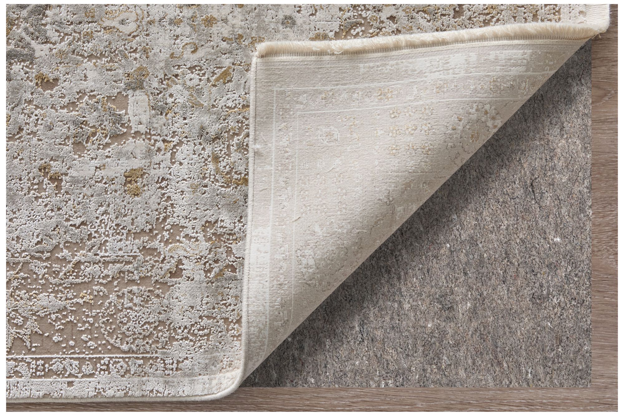 Image 6 Cadiz Floral & Botanical Indoor Ivory Area Rug 39SZF 4'-10" x 7'-10" more views