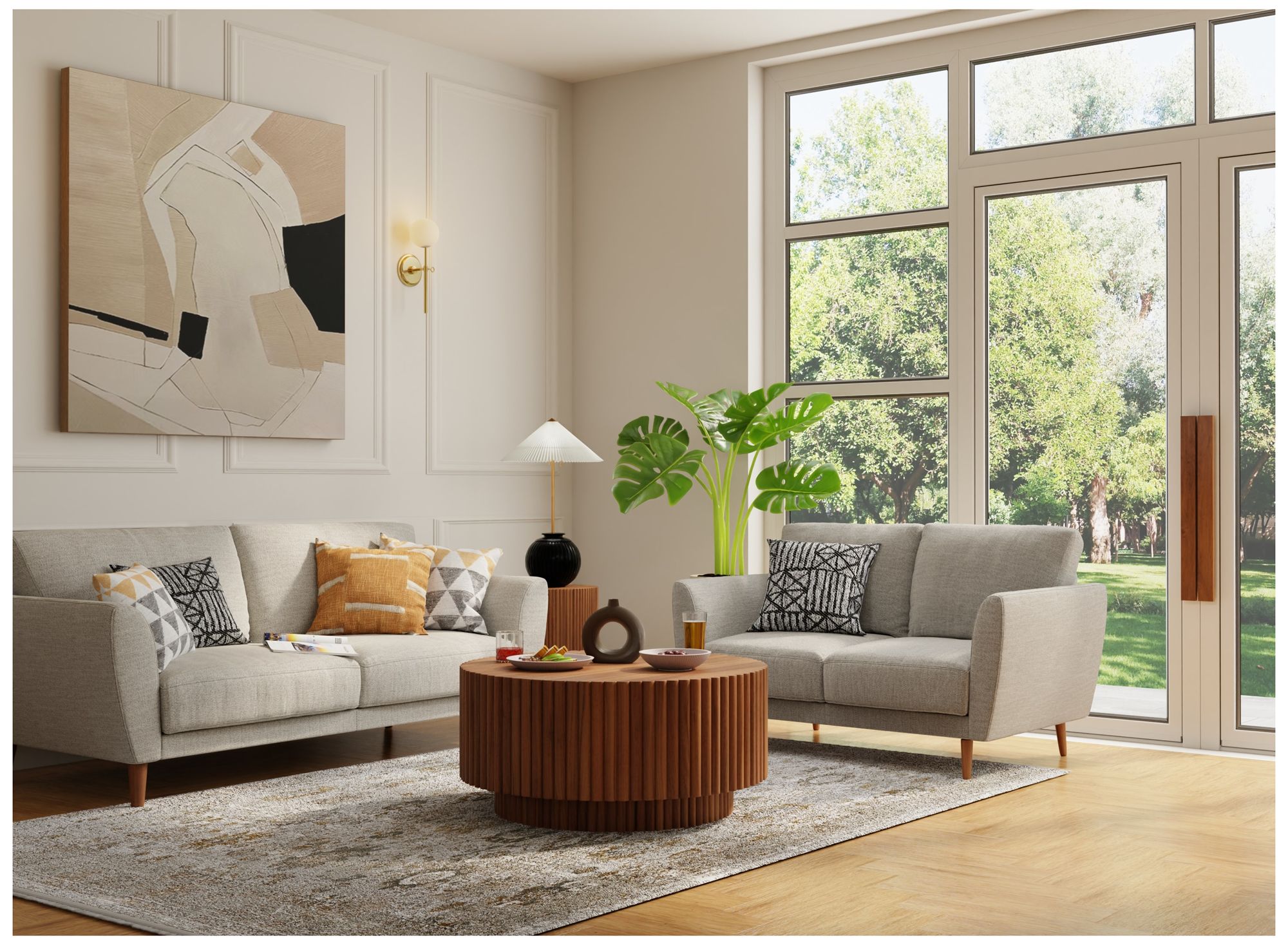 Image 3 Cadiz Floral & Botanical Indoor Ivory Area Rug 39SZF 6'-6" x 9'-6" more views