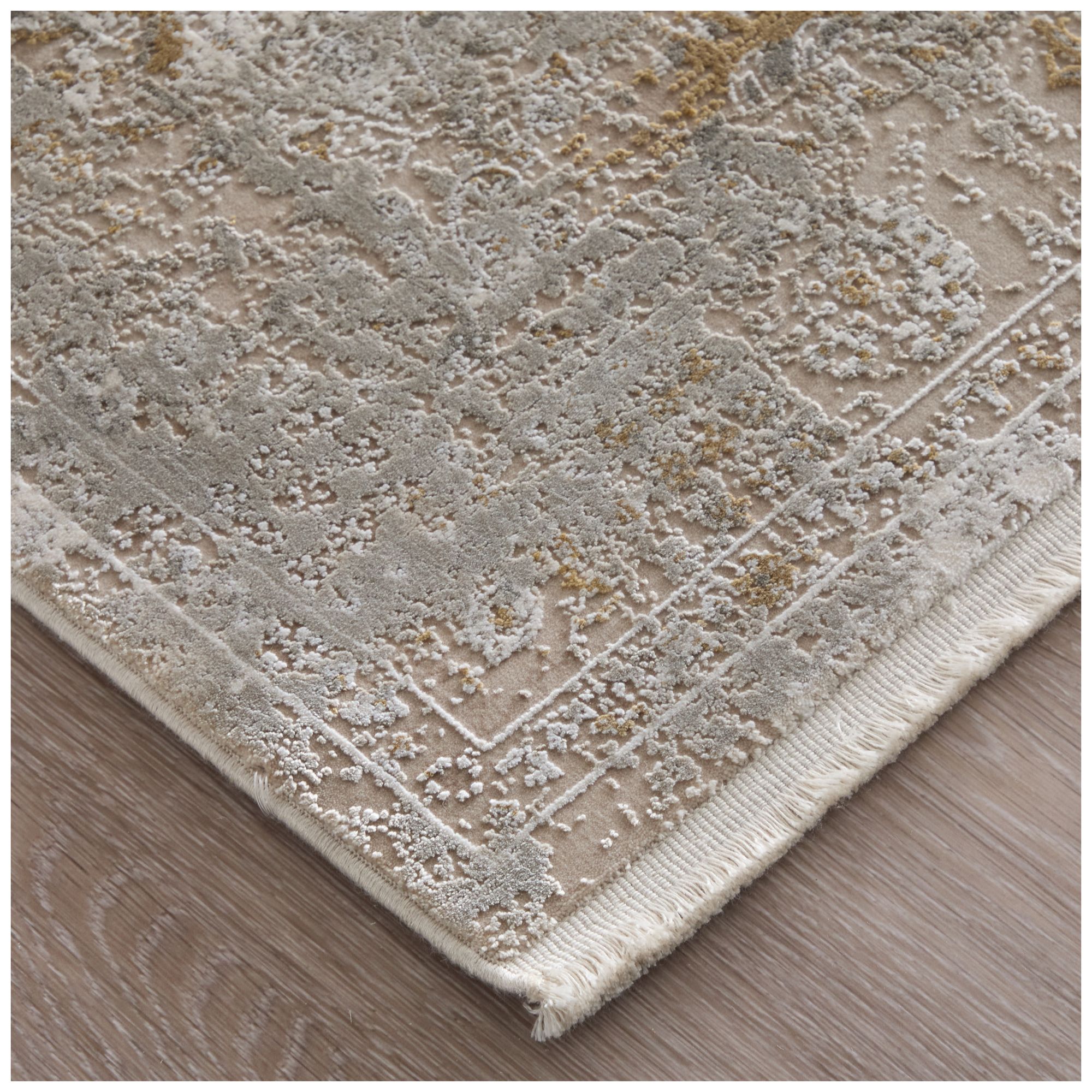 Image 4 Cadiz Floral & Botanical Indoor Ivory Area Rug 39SZF 6'-6" x 9'-6" more views