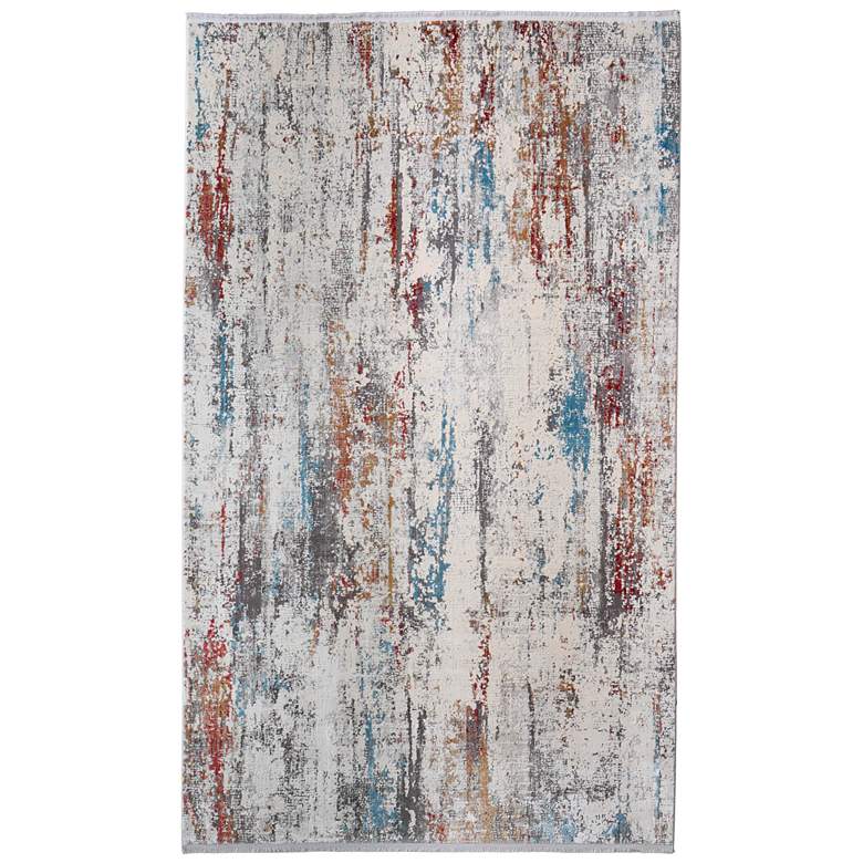Image 1 Cadiz Modern Abstract Soft Indoor Gray Area Rug 3903F