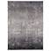Cadiz 39FWF Silver Gray and Black Rectangular Area Rug