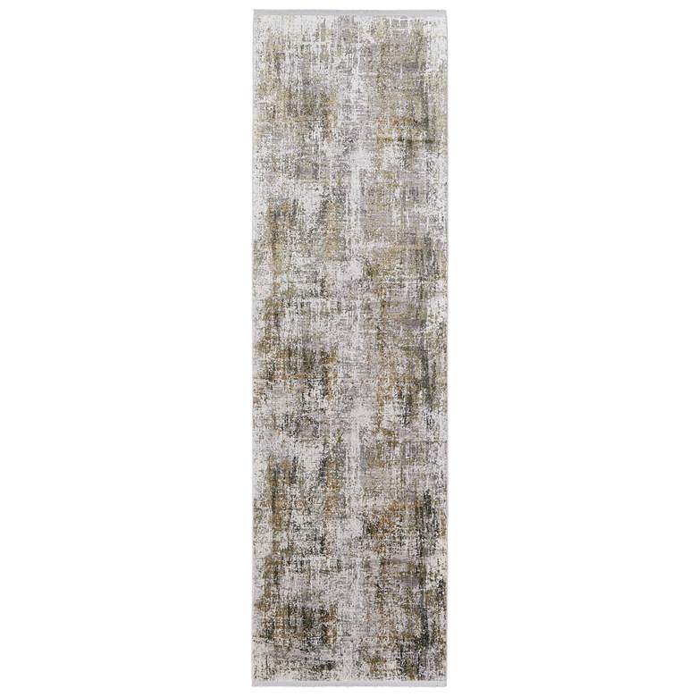 Image 1 Cadiz Modern Abstract Soft Indoor Green Area Rug 39FXF