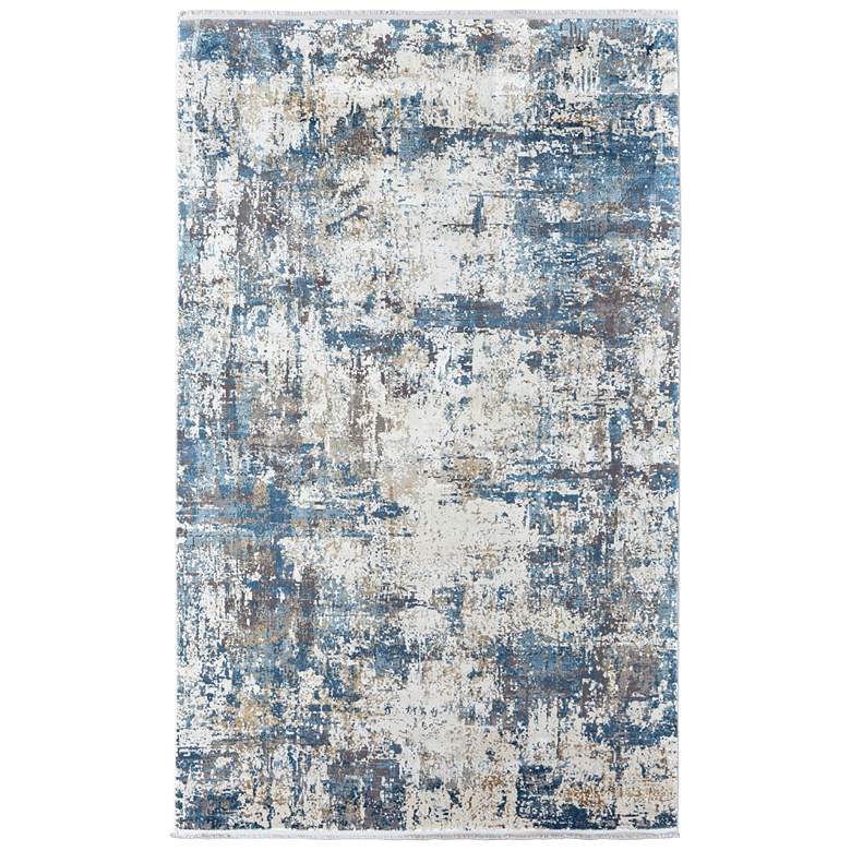 Image 1 Cadiz Modern Abstract Soft Indoor Ivory Area Rug 3891F
