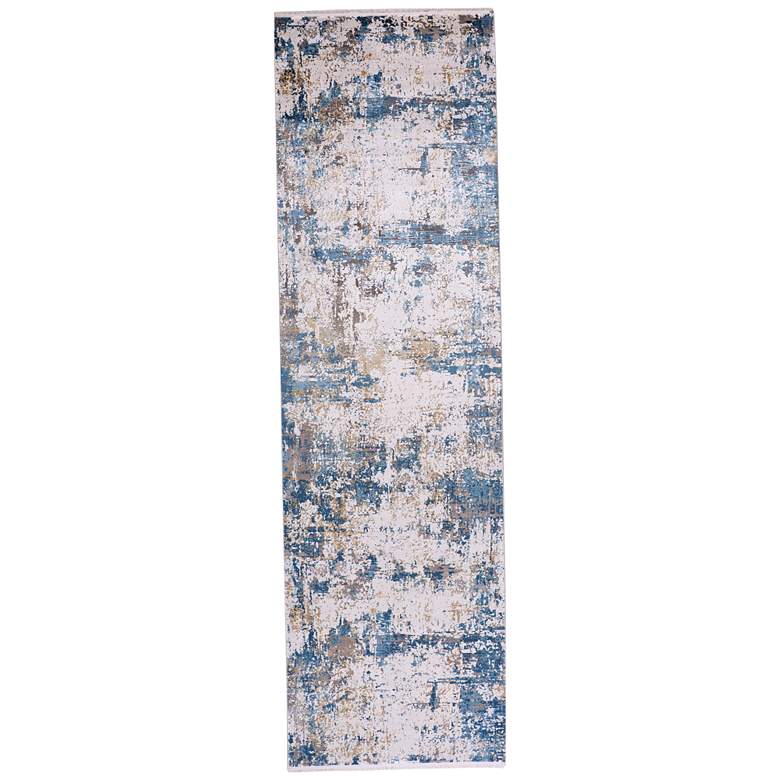Image 1 Cadiz Modern Abstract Soft Indoor Ivory Area Rug 3891F