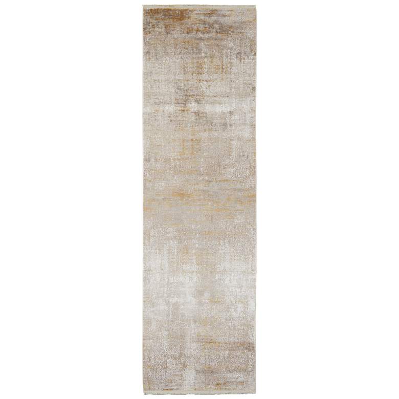 Image 1 Cadiz Modern Abstract Soft Indoor Taupe Area Rug 39FWF