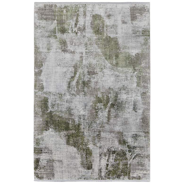Image 1 Cadiz Modern Ikat Soft Indoor Gray Area Rug 39N5F