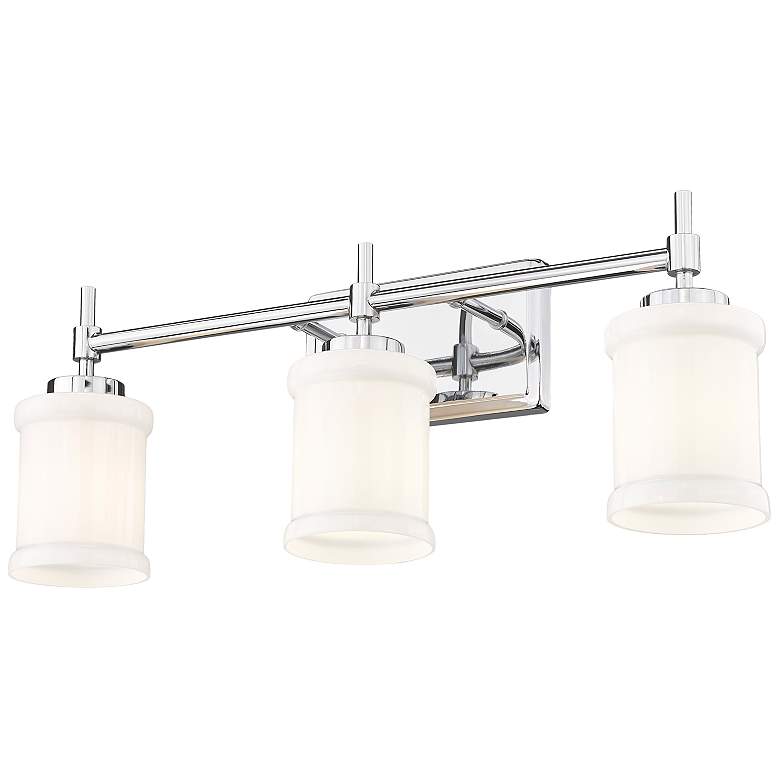 Image 4 Cadoc 23 1/2" Wide Chrome 3-Light Bath Light more views
