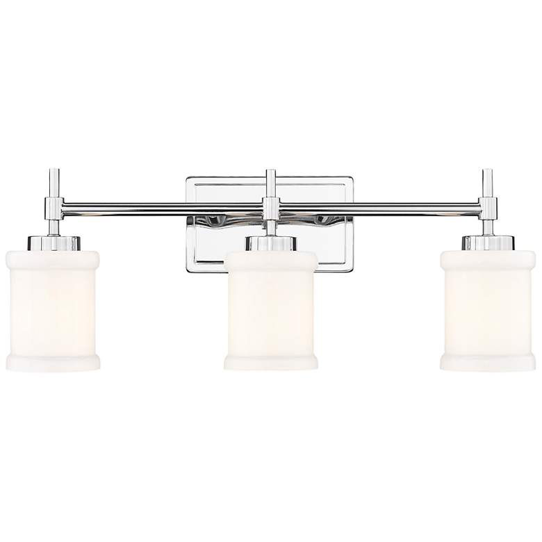 Image 5 Cadoc 23 1/2" Wide Chrome 3-Light Bath Light more views