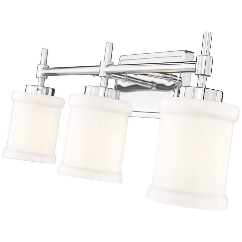 Image 6 Cadoc 23 1/2" Wide Chrome 3-Light Bath Light more views