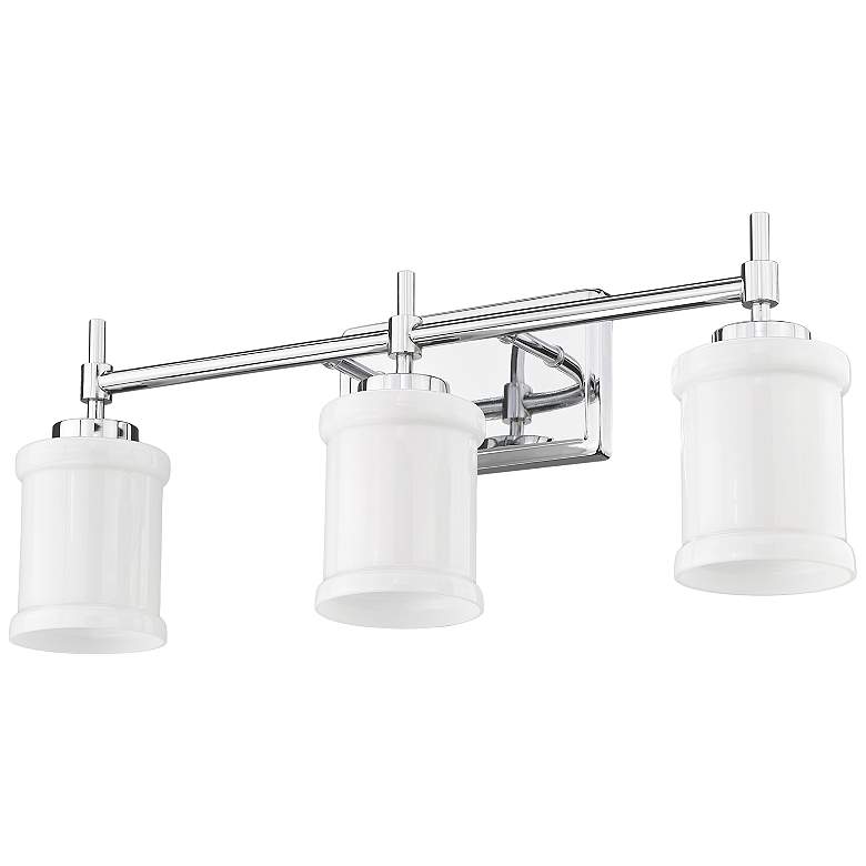 Image 7 Cadoc 23 1/2" Wide Chrome 3-Light Bath Light more views