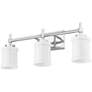 7_Cadoc 23 1/2" Wide Chrome 3-Light Bath Light more views