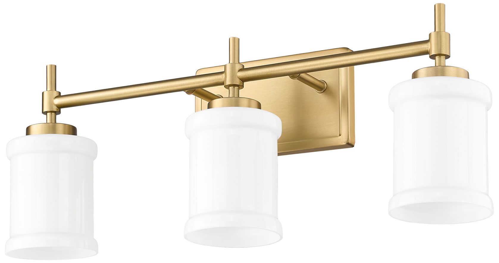 Image 7 Cadoc 23 1/2" Wide Modern Gold 3-Light Vanity Bath Light more views