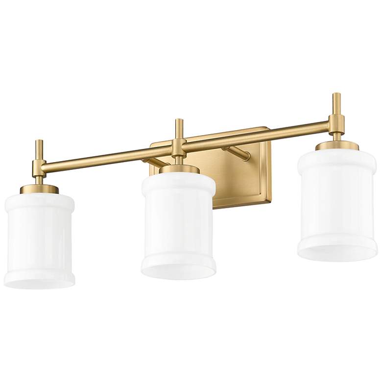 Image 7 Cadoc 23 1/2" Wide Modern Gold 3-Light Vanity Bath Light more views