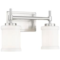 Cadoc by Z-Lite Brushed Nickel 15 inch 2 Light Vanity