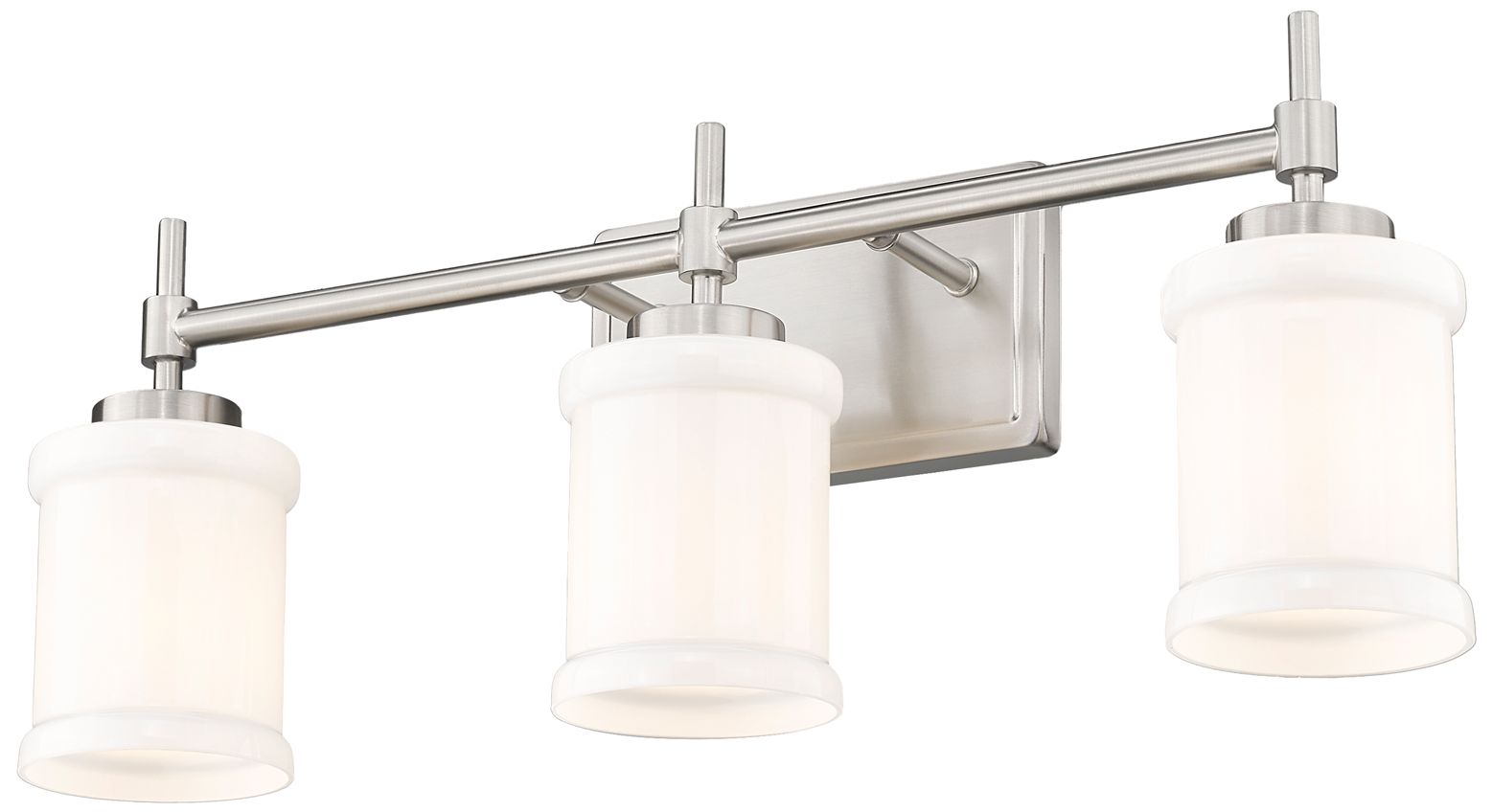 Image 4 Cadoc by Z-Lite Brushed Nickel 23.5 inch 3 Light Vanity more views