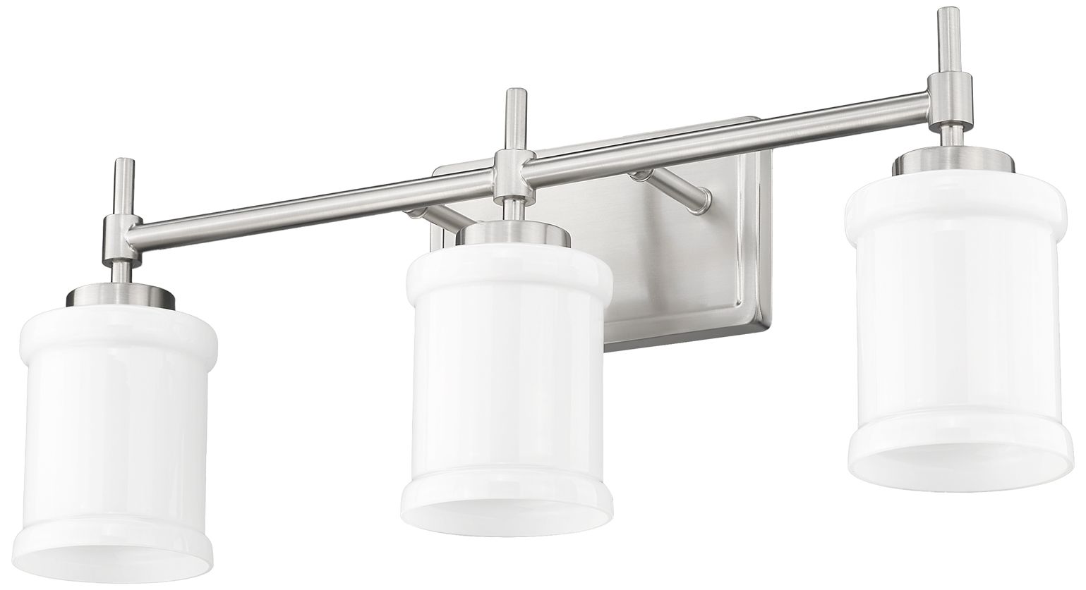 Image 7 Cadoc by Z-Lite Brushed Nickel 23.5 inch 3 Light Vanity more views