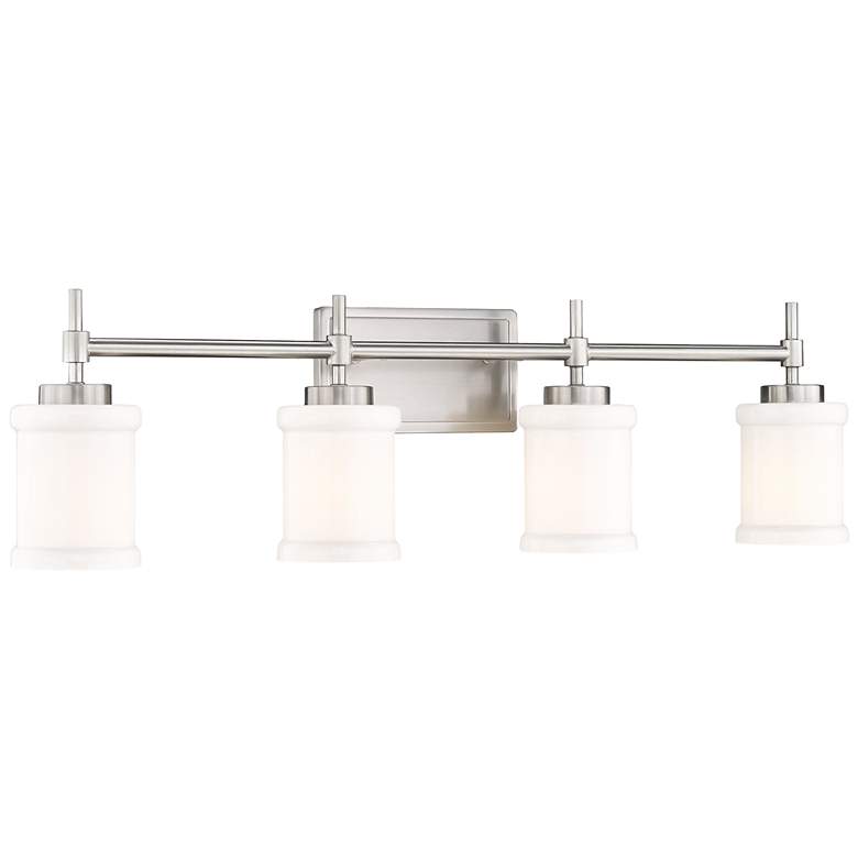 Image 1 Cadoc by Z-Lite Brushed Nickel 31.5 inch 4 Light Vanity
