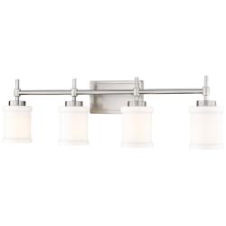 Cadoc by Z-Lite Brushed Nickel 31.5 inch 4 Light Vanity