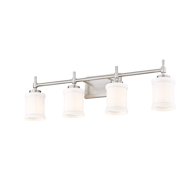 Image 4 Cadoc by Z-Lite Brushed Nickel 31.5 inch 4 Light Vanity more views