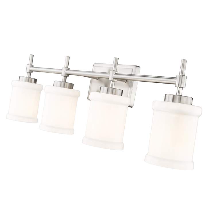 Image 6 Cadoc by Z-Lite Brushed Nickel 31.5 inch 4 Light Vanity more views