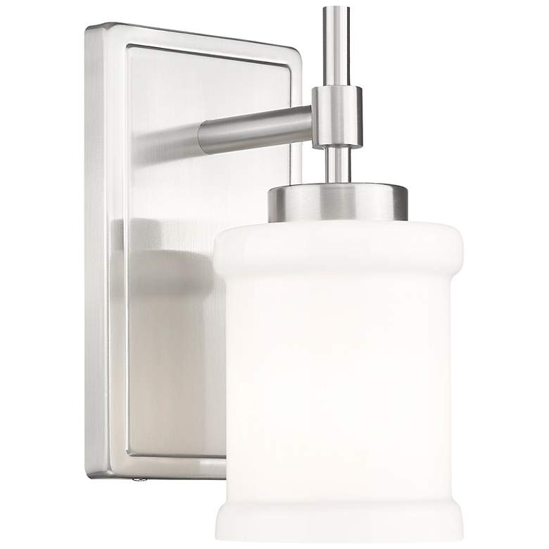 Image 1 Cadoc by Z-Lite Brushed Nickel 4.5 inch 1 Light Wall Sconce