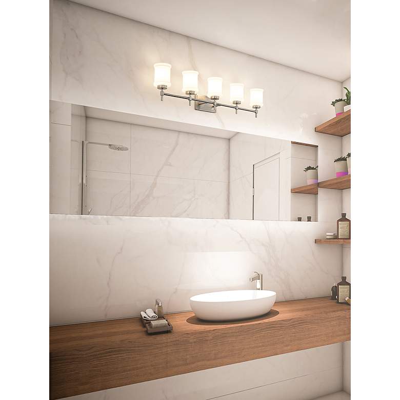 Image 3 Cadoc by Z-Lite Brushed Nickel 40.5 inch 5 Light Vanity more views